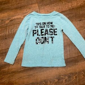 Boys long sleeve shirt